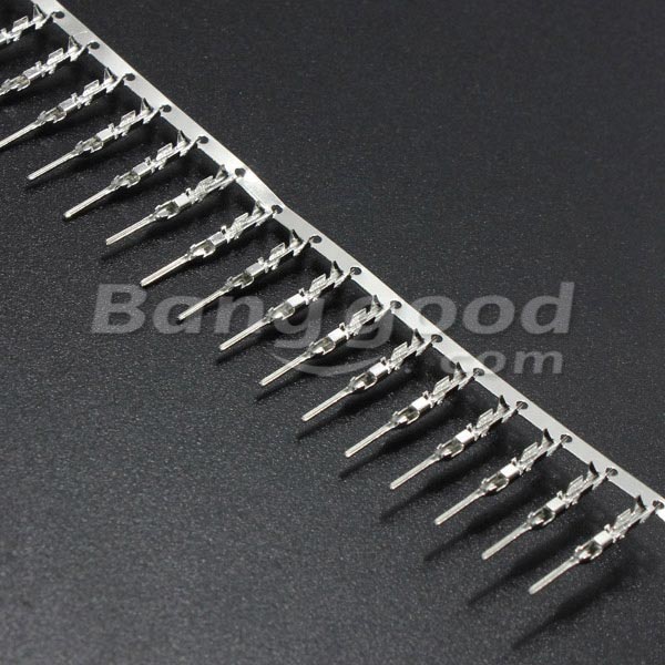 100 Pcs 2.54mm Dupont Jumper Wire Cable Male Pin Connector Terminal 6